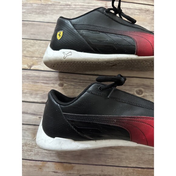 PUMA Ferrari R-Cat Mens Athletic Driving Shoes Size 13 Black Rosso Corsa main image 4